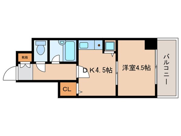 ﾗｲｵﾝｽﾞﾏﾝｼｮﾝ五条大宮第2(503)の物件間取画像